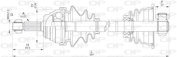 OPEN PARTS Veovõll DRS6310.00